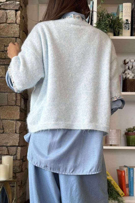 Agatha Libertine Cardigan Powder